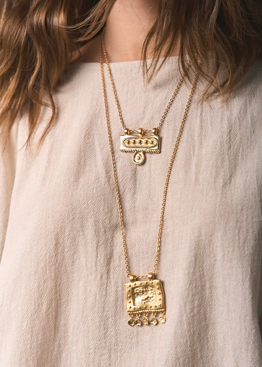 Sirocco + Relicario Necklace Set