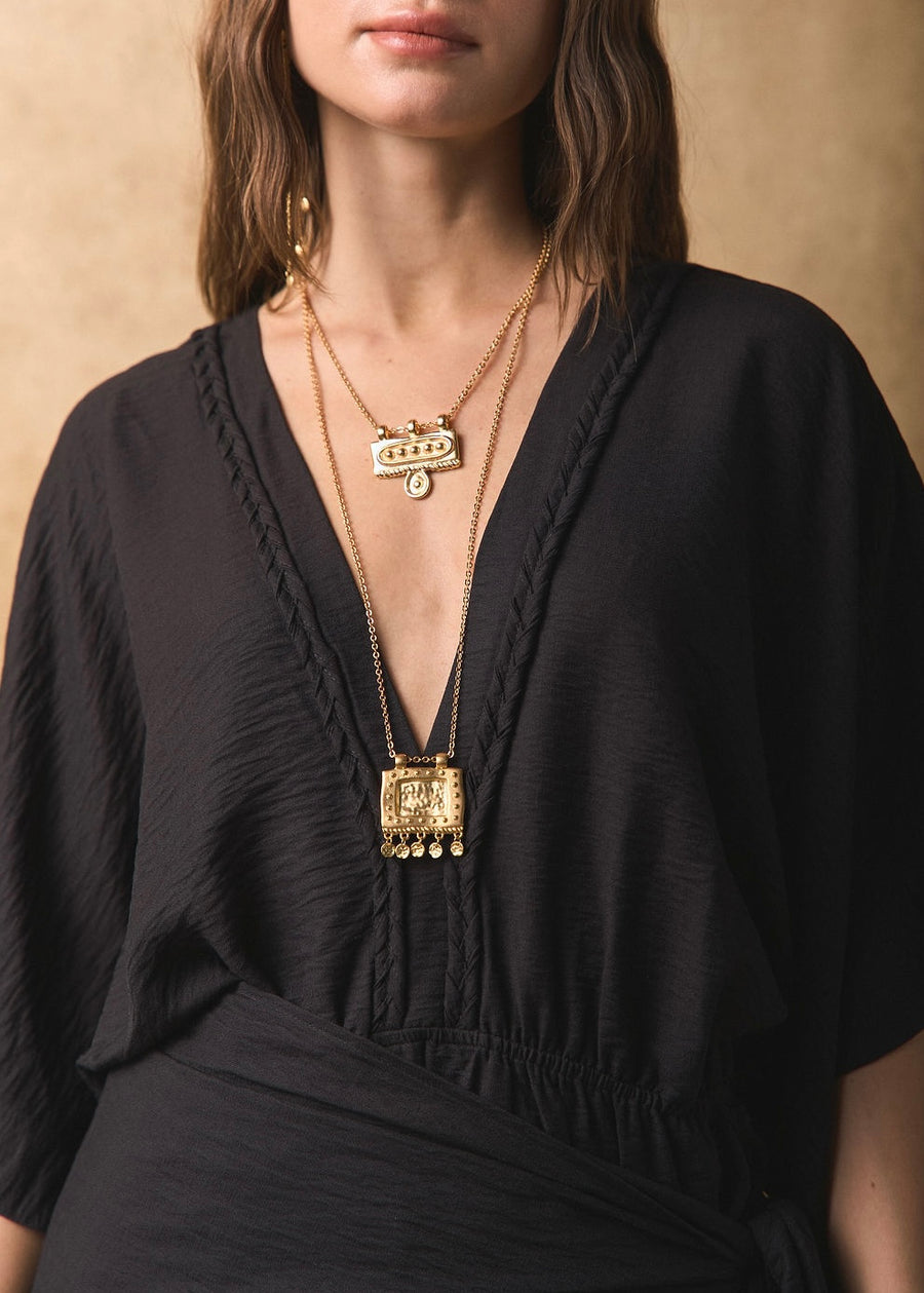 Trazos del tiempo dress