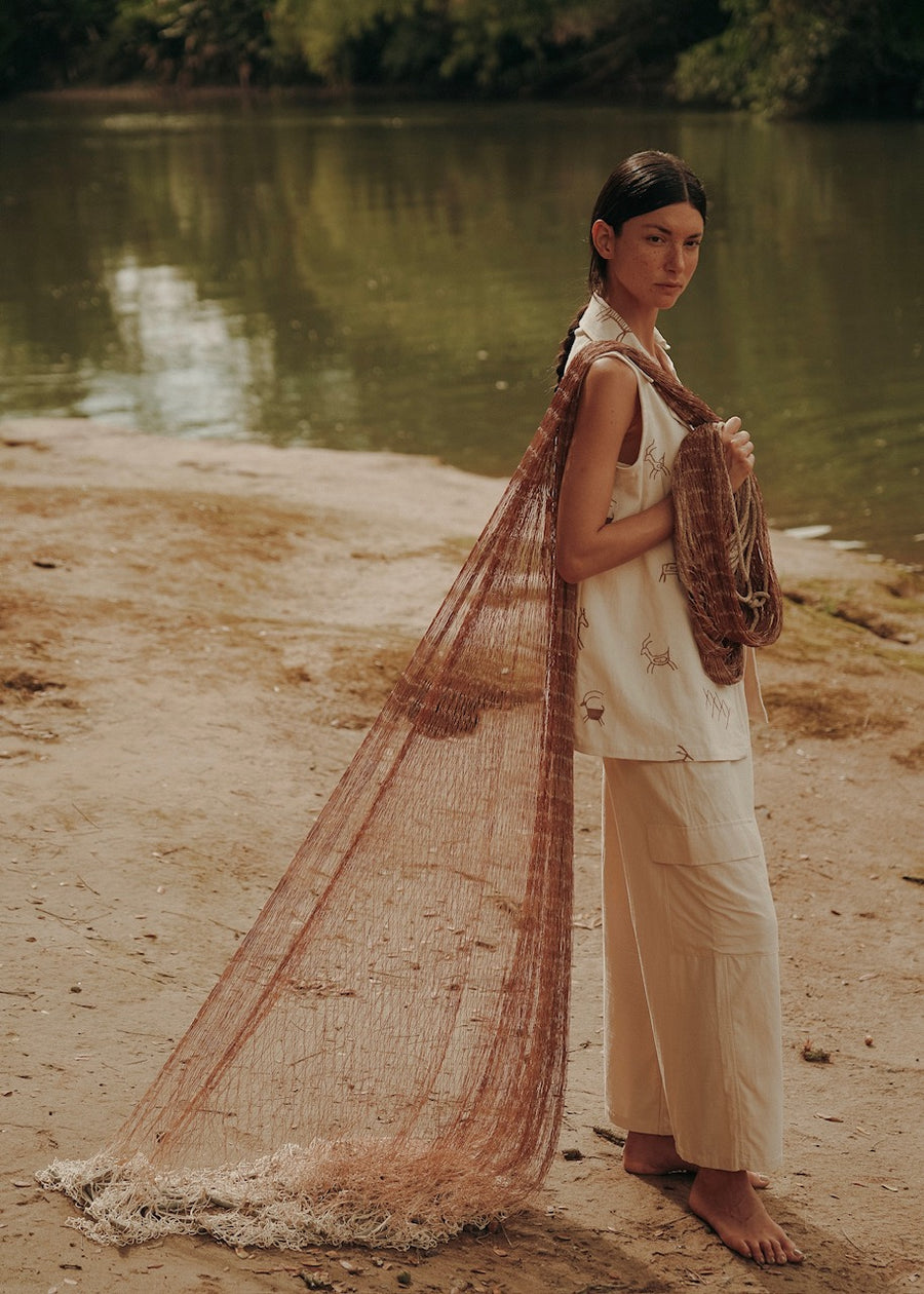 Lienzo de arena vest
