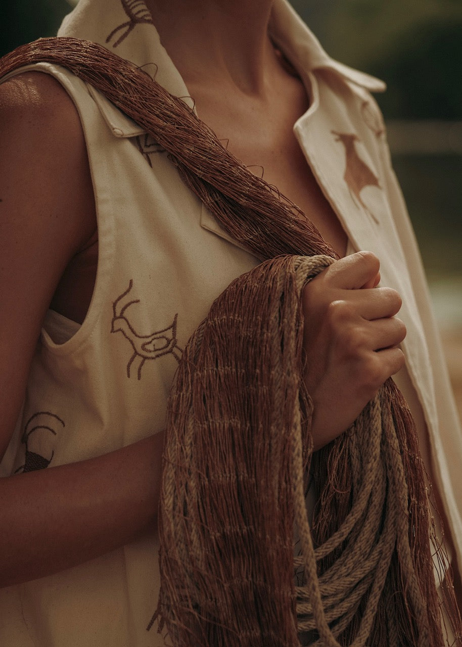 Lienzo de arena vest