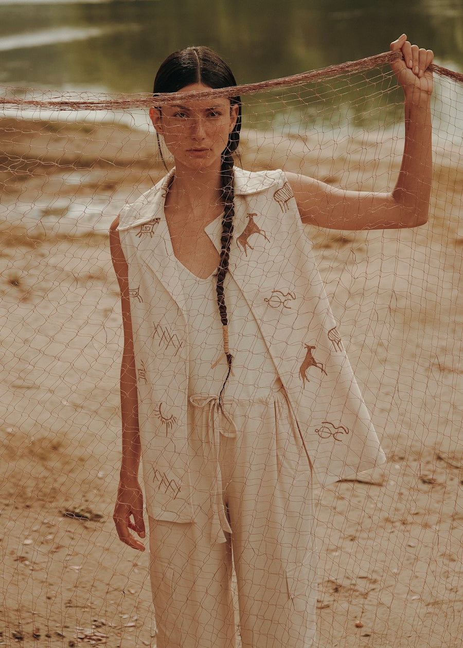Lienzo de arena vest